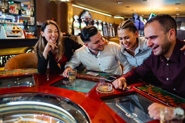 Live dealer at a blackjack table in kicau4d studio